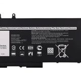 Dell R8D7N R8D7N Notebook Bataryası Laptop Pil