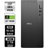Dell Tower ECT1250 i5 14400 Masaüstü Bilgisayar 16GB RAM 2TB SSD FreeDOS + Per4 USB RPLSR003UP423 - Siyah - Yok