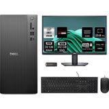 Dell Tower ECT1250 i7 14700 Masaüstü Bilgisayar 32GB RAM 512GB SSD 23.8" FHD FreeDOS + Per4 USB RPLSR007UP665 - Siyah - 24 inç
