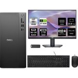 Dell Tower Essential QVT1260 Core i5 14500 GT 1030 4GB 96GB RAM 2TB SSD 23.8" FHD FreeDOS BTO005BQVT1260P739 Masaüstü Bilgisayar + PER4 USB Bellek