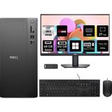Dell Tower Essential QVT1260 Core I5 14500 Rx 550 4gb 48GB Ram 512GB SSD 27" Fhd WIN11 Home BTO005BQVT1260P989 Masaüstü Bilgisayar + Per4 USB Bellek