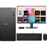 Dell Tower Essential QVT1260 Core i5 14500 RX 550 4GB 96GB RAM 2TB SSD 27" FHD FreeDOS BTO005BQVT1260P979 Masaüstü Bilgisayar + PER4 USB Bellek