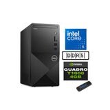Dell Vostro 3030 mt Intel Core I5 12400 32GB Ddr5 2tb SSD Windows 11 Home Quadro T1000-4GB Masaüstü Bilgisayar N3030I5T1000H19 + Zetta USB Bellek