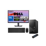 Dell Vostro 3030 mt Intel Core I5 12400 32GB Ddr5 4tb SSD 27" Fhd Ubuntu Quadro T1000-4GB Masaüstü Bilgisayar 27N3030I5T1000U20 + Zetta USB Bellek