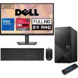 Dell Vostro 3030 mt Intel Core I7 12700 24GB Ddr5 256GB SSD 21.5" Fhd Ubuntu Amd RX550-4GB Masaüstü Bilgisayar 21N3030I7RX550U11 + Zetta USB Bellek