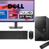 Dell Vostro 3030 mt Intel Core I7 12700 48GB Ddr5 2tb SSD 27" Fhd Windows 11 Pro Amd RX550-4GB Masaüstü Bilgisayar 27N3030I7RX550P24 + Zetta USB Bellek