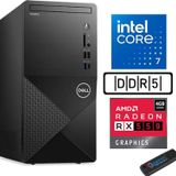 Dell Vostro 3030 mt Intel Core I7 12700 64GB Ddr5 4tb SSD Ubuntu Amd RX550-4GB Masaüstü Bilgisayar N3030I7RX550U30 + Zetta USB Bellek