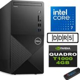 Dell Vostro 3030 mt Intel Core I7 12700 96GB Ddr5 2tb SSD Windows 11 Pro Quadro T1000-4GB Masaüstü Bilgisayar N3030I7T1000P04 + Zetta USB Bellek