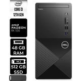 Dell Vostro 3030MT Core I3 12100 Rx 550 4gb 48GB Ram 512GB SSD Freedos N6001VDT3030MTP369 Masaüstü Bilgisayar + Per4 USB Bellek