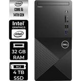 Dell Vostro 3030MT i5 14600 Masaüstü Bilgisayar 32GB RAM 4TB SSD FreeDOS + Per4 USB N6014VDT3030MTP308