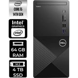 Dell Vostro 3030MT i5 14600 Masaüstü Bilgisayar 64GB RAM 4TB SSD FreeDOS + Per4 USB N6014VDT3030MTP316