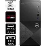 Dell Vostro 3030MT i7 12700 Masaüstü Bilgisayar 32GB RAM 1TB SSD Win11 Pro + Per4 USB N6007VDT3030MTP406