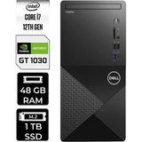 Dell Vostro 3030MT i7 12700 Masaüstü Bilgisayar 48GB RAM 1TB SSD Win11 Pro + Per4 USB N6007VDT3030MTP470