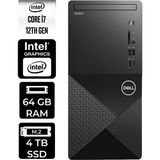 Dell Vostro 3030MT i7 12700 Masaüstü Bilgisayar 64GB RAM 4TB SSD Win11 Home + Per4 USB N6007VDT3030MTP336