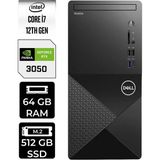 Dell Vostro 3030MT i7 12700 RTX 3050 Masaüstü Bilgisayar 64GB RAM 512GB SSD Win11 Home + Per4 USB N6007VDT3030MTP513