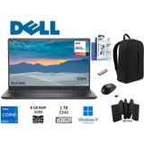 Dell Vostro 3530 I7-1355U 8gb 1tb SSD 15.6"120hz Laptop WINDOWS11 Pro N1601PVNB3530U+DUDDI Çanta+Mouse+Mousepad+Usbbellek+Temizlikkit - 1 TB - 8 GB