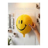 Della Smiley Balon Duvar Dekoru Sarı Balon Duvar Süsü Çocuk Odası Dekorasyonu el emeği