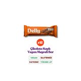 Delly 12 Adet Çikolata Kaplı - Bademli & Portakallı Meyveli Bar 35G