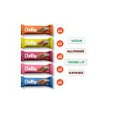 Delly 12 Adet Çikolata Kaplı - Vegan Meyveli Bar - Karışık Kutu 35g