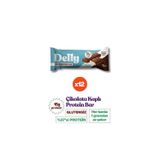 Delly 12 Adet Çikolata Kaplı, Yüksek Proteinli Bar, Beyaz Çikolata Ve Kurabiye Aromalı 40G
