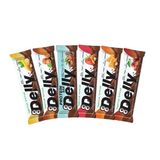 Delly 12x40 gr Şekersiz Çikolata Kaplı Meyve Barı Tanışma Kutusu