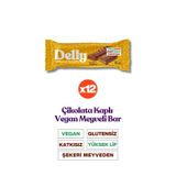 Delly Çikolata Kaplı Bademli & Ananaslı Meyveli Bar 12 Adet X 35g