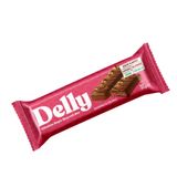 Delly Çikolata Kaplı Bademli & Çilekli Meyveli Bar 35G