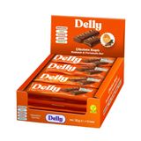 DELLY Çikolata Kaplı Bademli & Portakallı Bar 35g x 12 Adet
