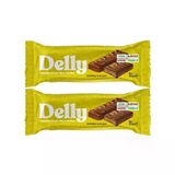 Delly Çikolata Kaplı Bademli ve Muzlu Meyveli Bar Delly Çikolata Kaplı Bademli ve Muzlu Meyveli Bar 2 x 35 g