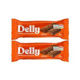 Delly Çikolata Kaplı Bademli ve Portakallı Meyveli Bar Delly Çikolata Kaplı Bademli ve Portakallı Meyveli Bar 2 x 35 g