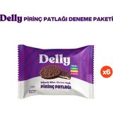 Delly Şekersiz / Çikolata Kaplı / Pirinç Patlağı 6 Adet x 37 G - 37 gr