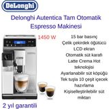 Delonghi Autentica Tam Otomatik Espresso Makinesi + Hassas Mutfaktartısı Hediye - 19,5 x 34,0 x 48,0 mm.