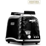 DeLonghi Brillante Ctj 2103.BK 2 Dilim Isı Ayarlı Ekmek Kızartma Makinesi - Siyah - Standart