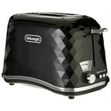 Delonghi CTJ-2003.BK Brillante 900 W 10 Programlı 2 Dilim Hazneli Ekmek Kızartma Makinesi