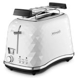 Delonghi CTJ2103 W FRONT Bianco 900 W 6 Programlı 2 Dilim Hazneli Ekmek Kızartma Makinesi Beyaz