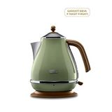 Delonghi KBOV2001.GR Icona Vintage 2000 W 1.7 L Kapasiteli Yeşil Su Isıtıcı