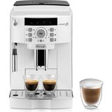 De'longhi Magnifica S ECAM22.110.W, Otomatik Kahve Makinesi, Manuel Olarak Ayarlanabilen Süt Köpürtücü, Çekirdekten Bardağa Espresso Makinesi, 2 Tarif, Sıcaklık Kontrolü, Aynı Anda 2 Espresso, Beyaz