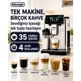 Delonghi Primadonna Aromatic Tam Otomatik Kahve Makinesi – 35+ Içecek Seçeneği, 4 Kullanıcı Profili, Lattecrema Süt Sistemi, Sıcak & Soğuk Kahve Hazırlama