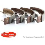 Delphi Arka Fren Balatası Pabuc Partner-Berlıngo 96-08 Xsara-Pıcasso 04-> Megane Scenıc 98-> 228X42MM