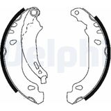 Delphi Arka Fren Balatası Pabuclu P206 1.4ı-1.6ı-1.4hdı-1.9d 98-02 - P206+ 1.4-1.4hdı 09-> Abssız Araclar 180X32MM