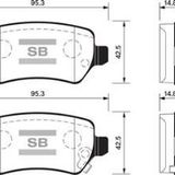 Delphi Astra G 98 Astra H 05 Meriva 03 Zafira 00 Combo 02 GDB1515-GDB1831 Arka Balata