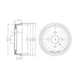 Delphi BF151 Arka Fren Kampanası Opel Astra Kadett 09 79-01 00 568058