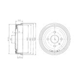 DELPHI BF151 FREN KAMPANASI ASTRA F 91- KADETT D 79- KADETT E 84-