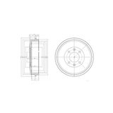 Delphi Bf169 Fren Kampanası 305 306 93- 405 406 95- Partner 96- / Zx 91- Xsara 97- C15 Uyumlu