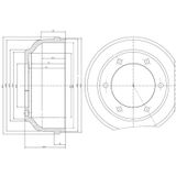 DELPHI-BF467 FREN KAMPANASI ARKA FORD TRANSİT 00 05/06