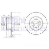 Delphi BG3274 Arka 5 Fren Diski