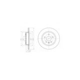 Delphi BG4199C Arka Astra Fren Diski