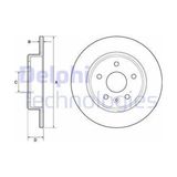 Delphi BG4761C Arka Astra Fren Diski