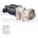 Delphi Delphı EG10524-12B1 - Egr Valfi Astra-Corsa-Meriva-Zafira-Astra 09-2003 - Siyah