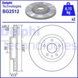 Delphi Depomix Ön Fren Aynasi Opel Combo D 12 Fiat Doblo 10 Egea 16 Alfa Romeo 147 01 156 97 05 284 x 22 x 5dl Hali